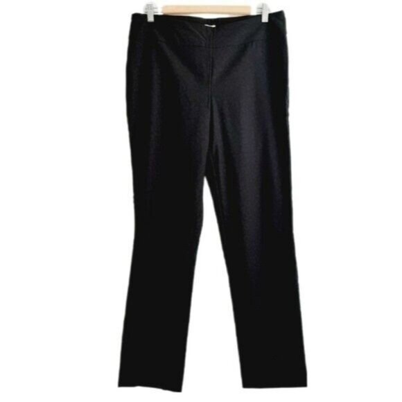 S.C. & CO. Cheetah Print Pull-On Dressy Stretch Pants Black Sz 16 - Picture 2 of 11